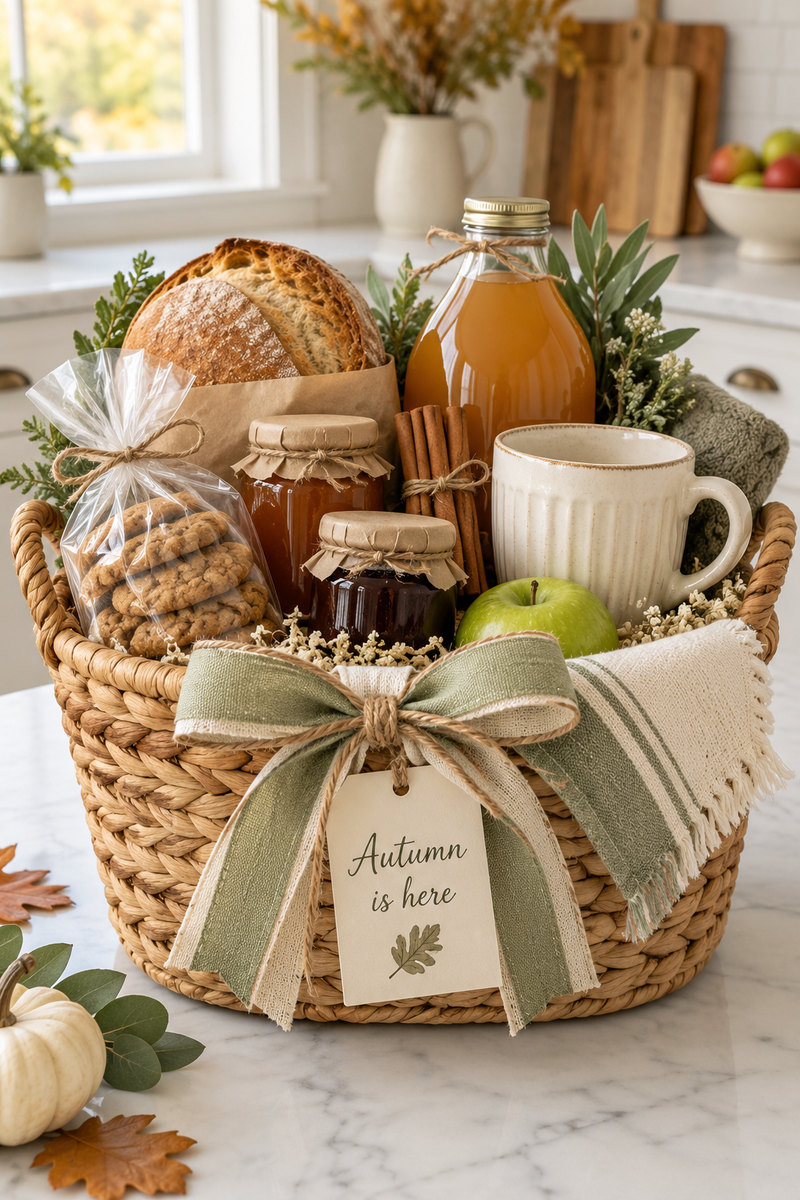 Autumn is here — gift basket by Treasure Valley Gifts     or     Baskets of Idaho Love